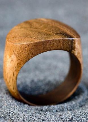 Деревяный перстень2 фото
