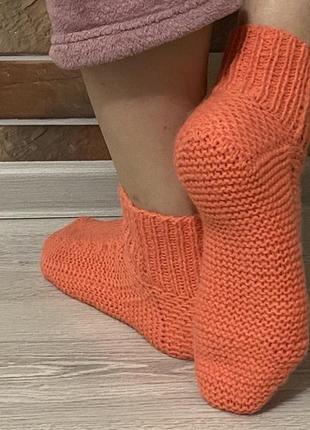 Вязанные женские носки