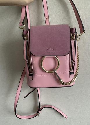 Сумка/ рюкзак chloe mini1 фото