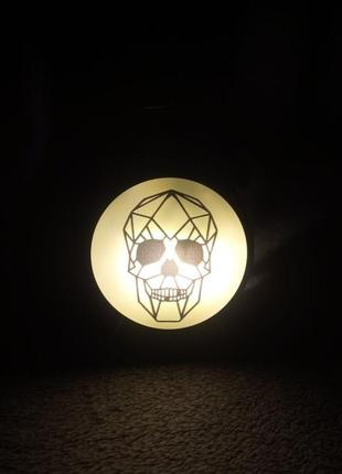 Світильник нічник череп2 фото