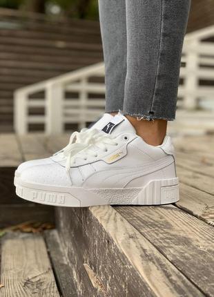 Кроссовки с мехом puma cali fur