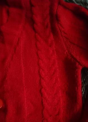 Вязанный теплый кардиган, в составе шерсть 😜2 фото