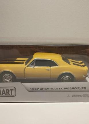 Колекційна іграшкова машинка kinsmart chevrolet camaro z/28 1967 (kt5341w)