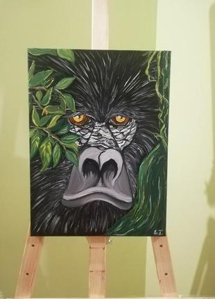 Картина маслом "горилла босс"1 фото