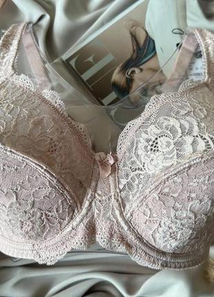 80-85-90-95d бюстгальтер з м'якою чашкою на 4 розмір пудровий
