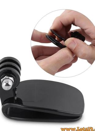 Держатель прищепка для экшн камеры gopro hero 2 3 4 5 6 7 8 sj400 xiaomi yi крепление на пояс карман рюкзак