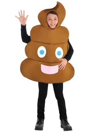 Емодзі какао-рожевий костюм карнавальний шутковий