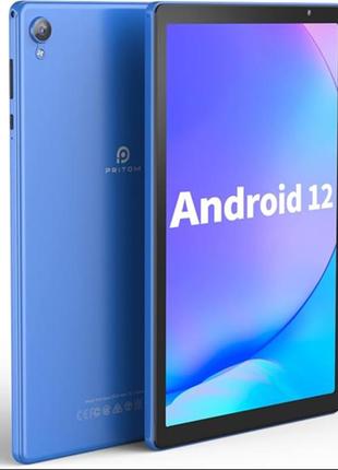 Планшет 10.1" pritom m10 2/32gb 4 ядра android 12 6000 mah синий