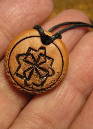 Молвинець захисний оберіг з натуральної глини