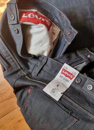 Брендовые фирменные демисезонные стрейчевые джинсы levi's 511,оригинал,новые с бирками,размер 34/32.7 фото