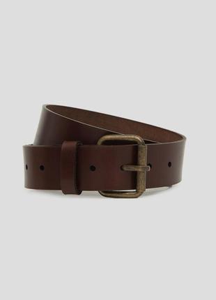 Коричневый мужской кожаный ремень от écorce (écorce man leather belt)