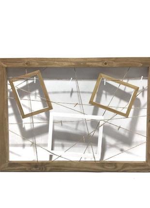 Фоторамка деревянная  70*50