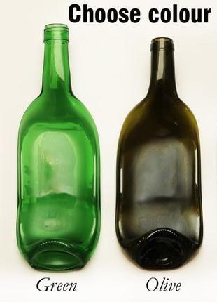 Тарілка пляшка для нарізки до вина, суші, закусок wine brown9 фото