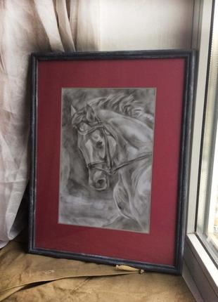 Картина коня, кінь (графіка)3 фото