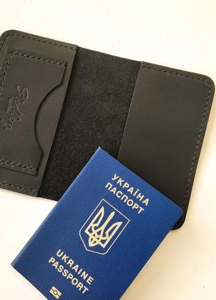 Кожаная обложка чехол на паспорт stedleу2 фото