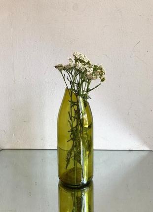 Стильна скляна ваза пляшка вина7 фото