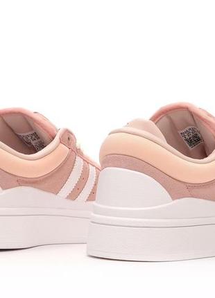 Кроссовки adidas campus x bad bunny pink2 фото