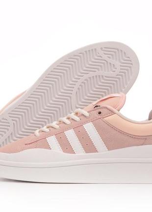 Кроссовки adidas campus x bad bunny pink1 фото