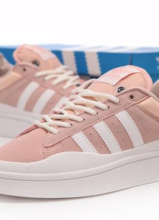 Кроссовки adidas campus x bad bunny pink5 фото