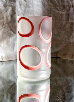 Прозора ваза пляшка з різнокольоровими бульбашками, стильний еко декор6 фото