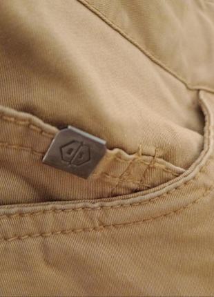 Чоловічі брендові штани/штани звужені тонкі легкі світло-коричневі9 фото