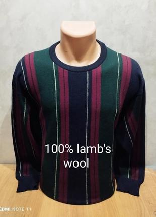 Замечательный 100% шерстяной свитер шведского бренда pringle of scotland, made in scotland