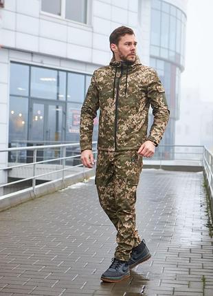 Чоловічий костюм xsports softshell pixel m2