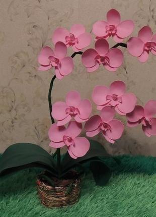 Орхідея з фоамирана3 фото