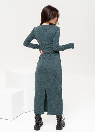 Трикотажна сукня з довжиною в підлогу7 фото