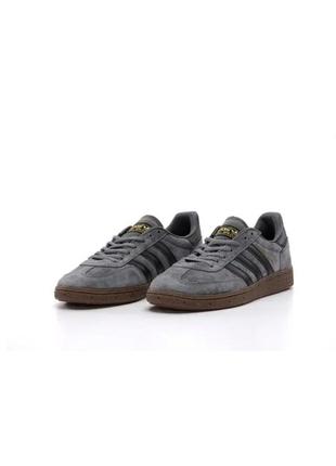 Кросівки чоловiчi adidas spezial handball grey brown, кеди адідас хендбол сірі