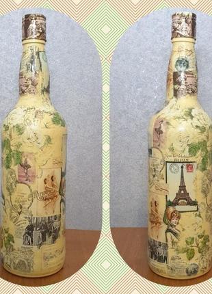 Декорована пляшка ручної роботи
