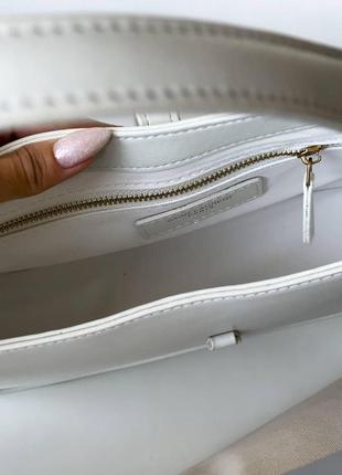 Трендовая сумка багет ив сен лоран женская сумочка багет yves saint laurent белая брендовая сумочка на плечо9 фото