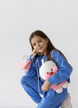 Дитячий спортивний костюм 3-ка блакитний