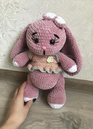 Вязаный зайчик  🐰🥰