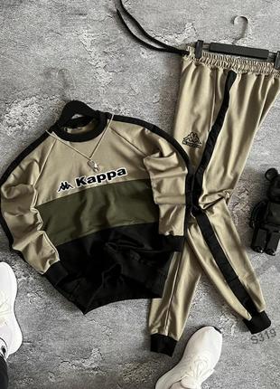 Спортивний костюм kappa, штани + світшот весна1 фото