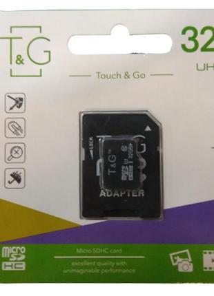 Картка пам'яті sd-adapter microsdhc uhs-i t&g (32gb)