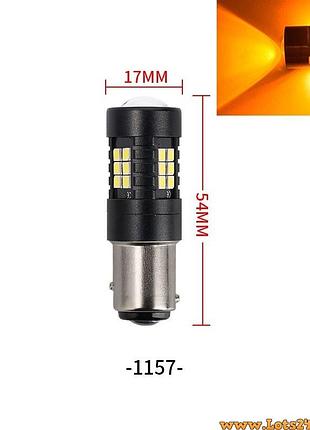 Автолампы двухконтактные красные p21/5w 21 led bay15d 1157 светодиодные стопы габариты стоп сигналы