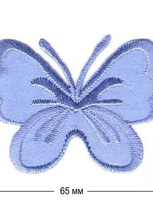 Вышитые нашивки на одежду embroidery бабочки набор №5 65х46 мм (69863)3 фото