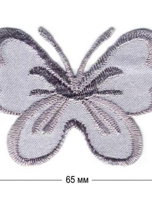 Вышитые нашивки на одежду embroidery бабочки набор №5 65х46 мм (69863)9 фото