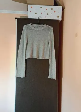 Шикарный легкий свитер-паутинка, размер xs-s.3 фото