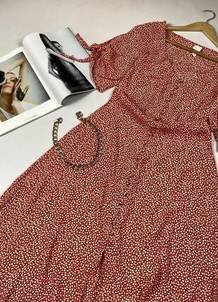 Розпродаж сукня h&m міді натуральна asos на лінії гудзиків10 фото