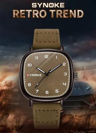 Годинник наручний кварцовий synoke 6112 діловий стильний