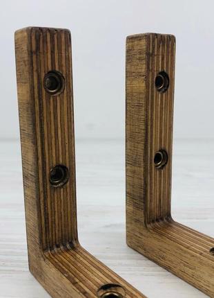 Кронштейны для полки держатель для полки полкодержатели орех