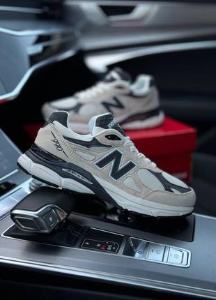 Чоловічі кросівки new balance 990 v3 beige black