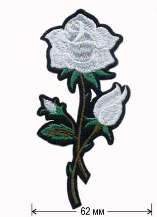 Аплікації на одяг embroidery клейові троянди набір №5 (68614)4 фото