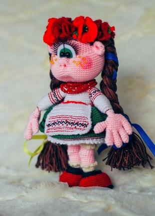 Лялька інтер’єрна україночка3 фото
