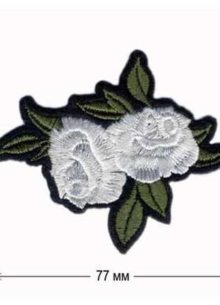 Аплікації на одяг embroidery клейові троянди набір №7 (68616)4 фото