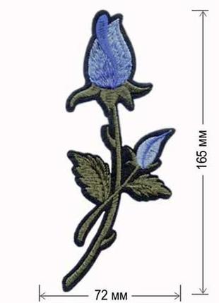 Аппликации на одежду embroidery клеевые розы набор №8 (68617)5 фото