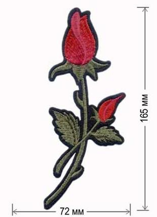 Аппликации на одежду embroidery клеевые розы набор №8 (68617)7 фото