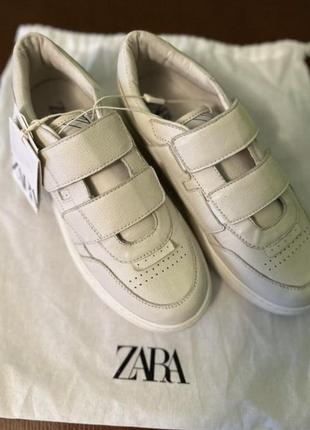 Кросівки шкіряні zara